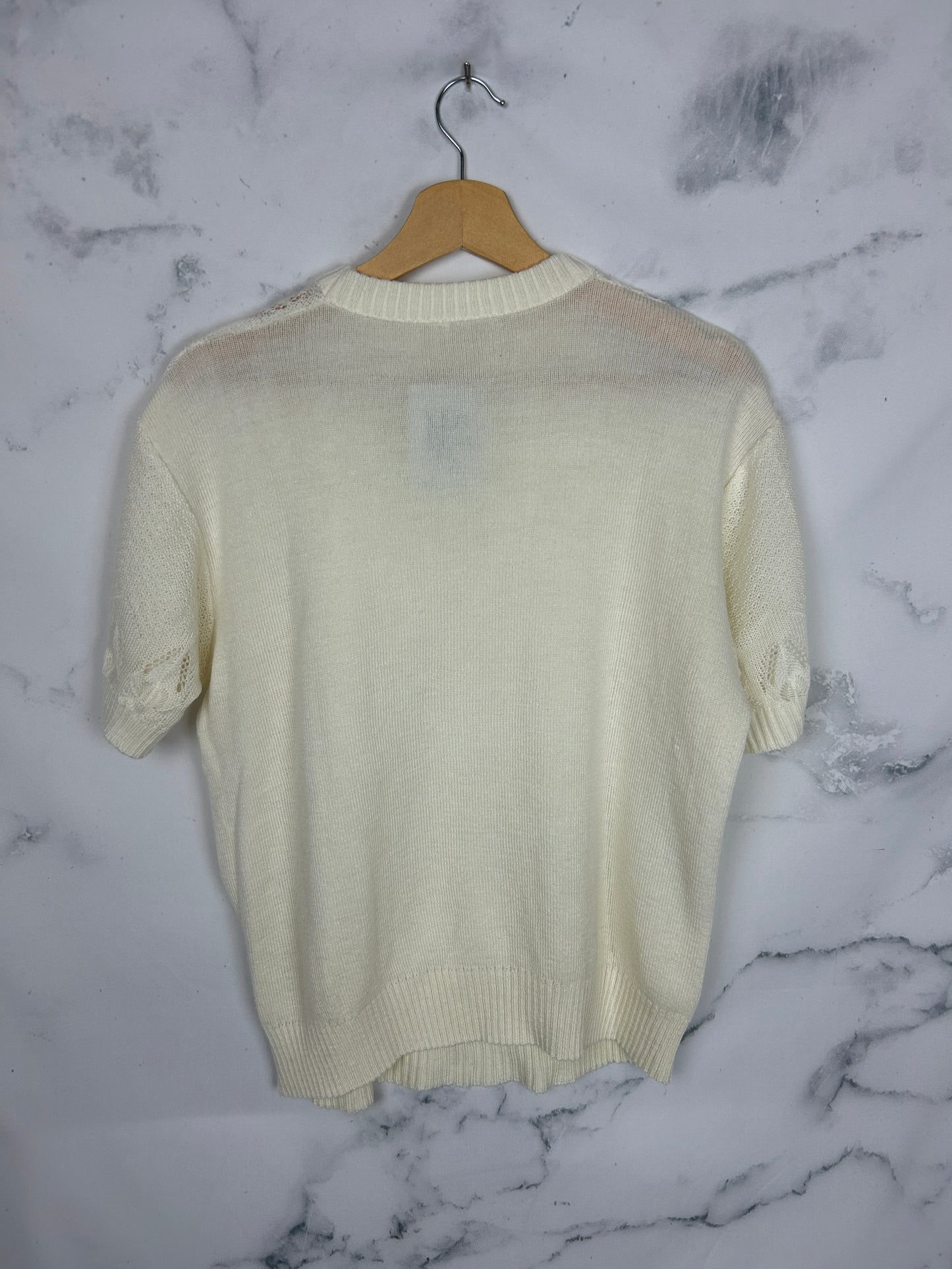 Camiseta vintage de punto