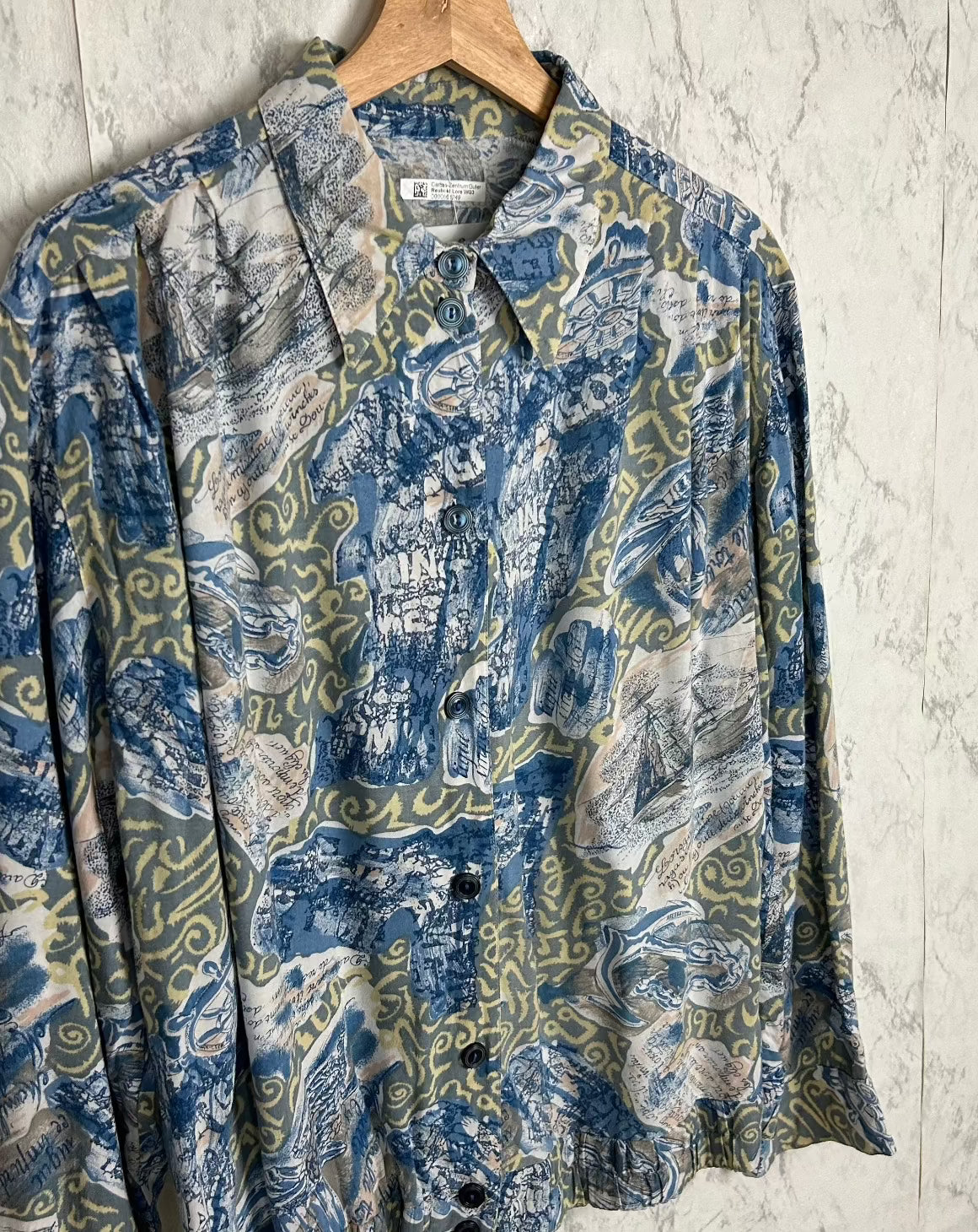 Camisa vintage estampada