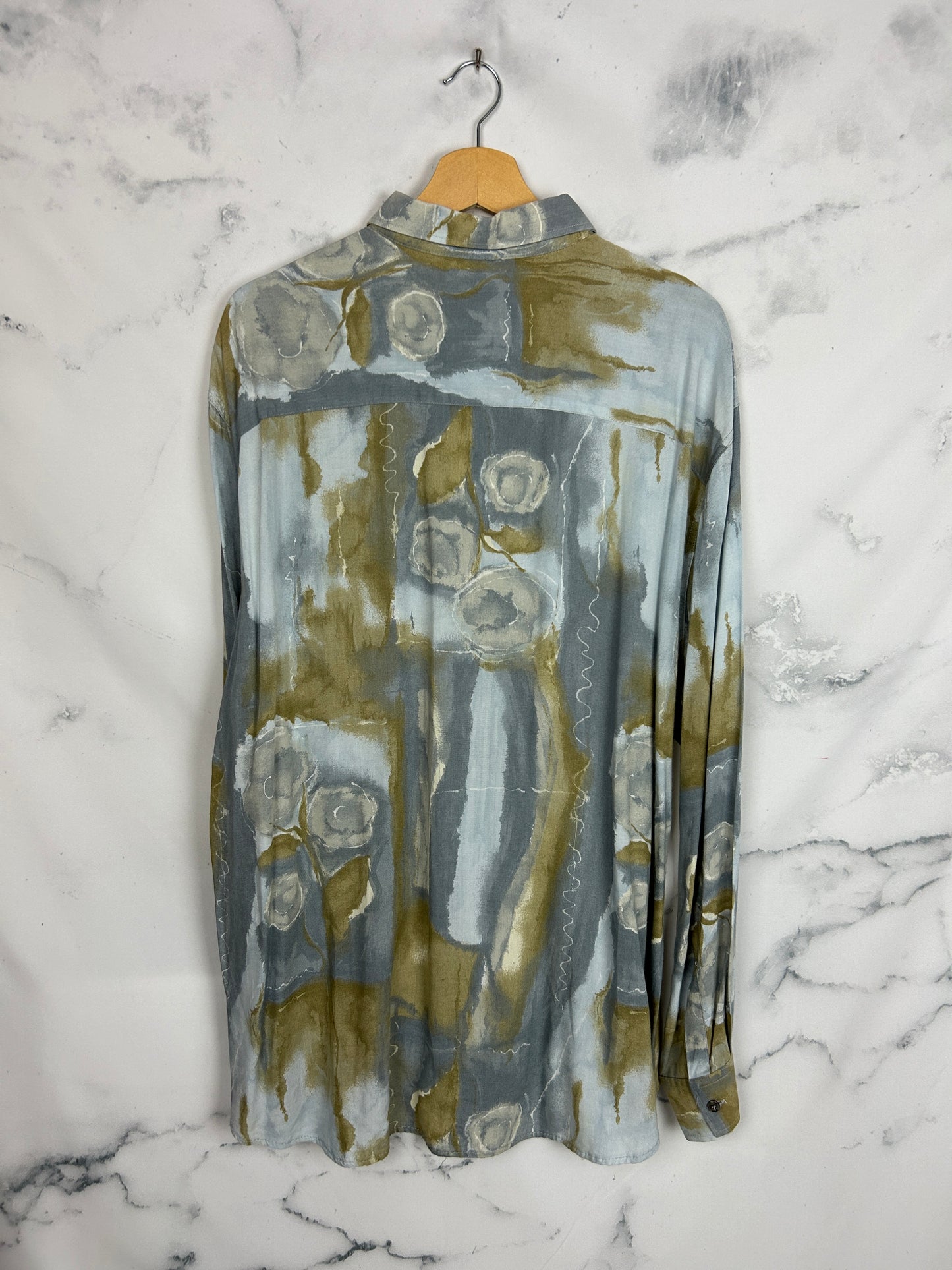 Camisa vintage estampada unisex