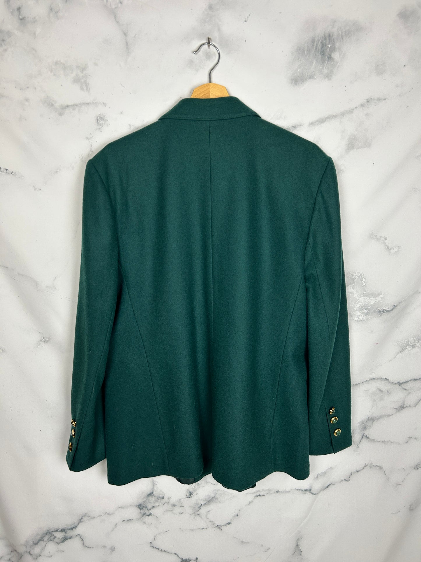 Blazer vintage en verde petróleo