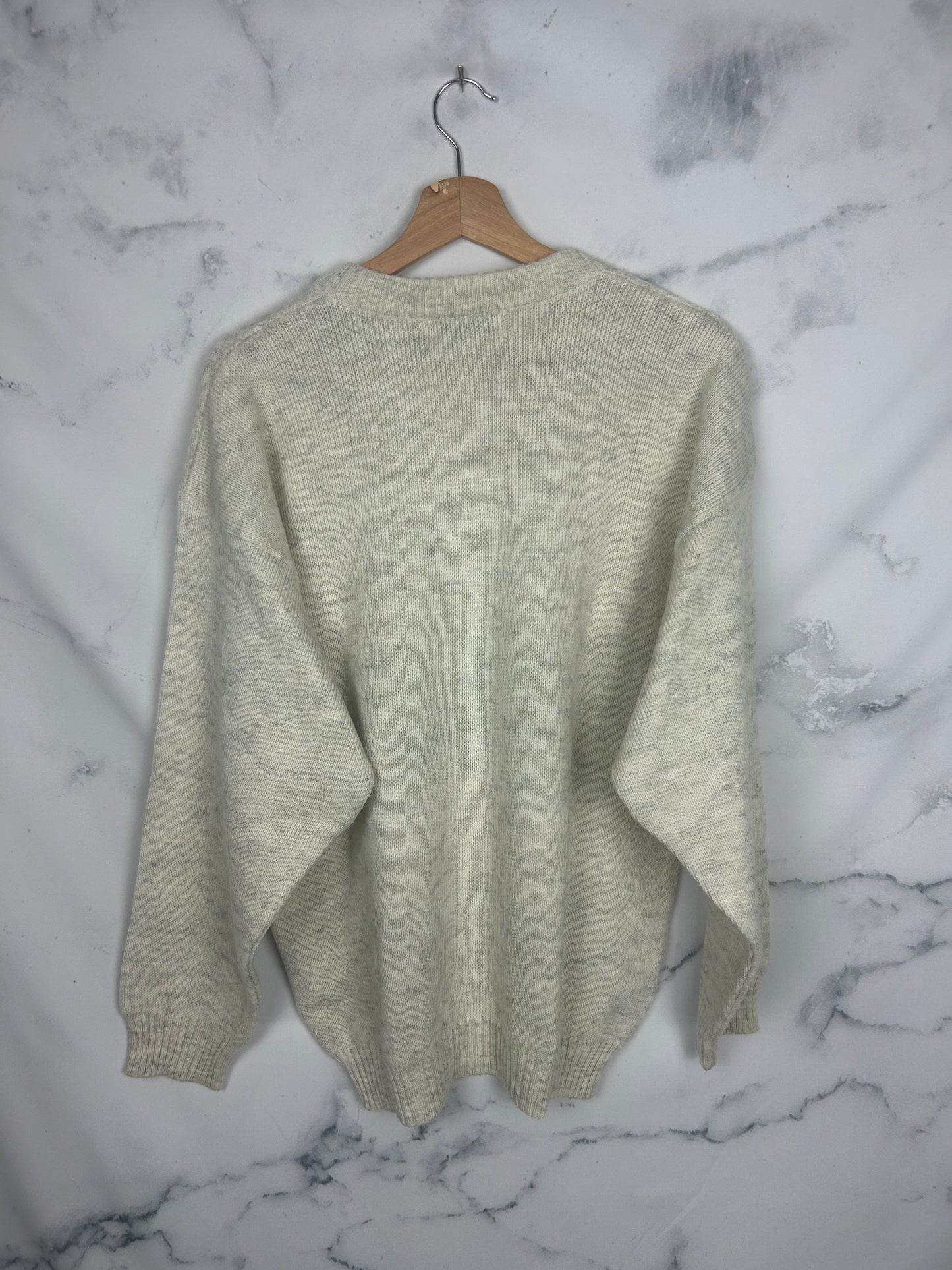 Jersey vintage con cuello de pico