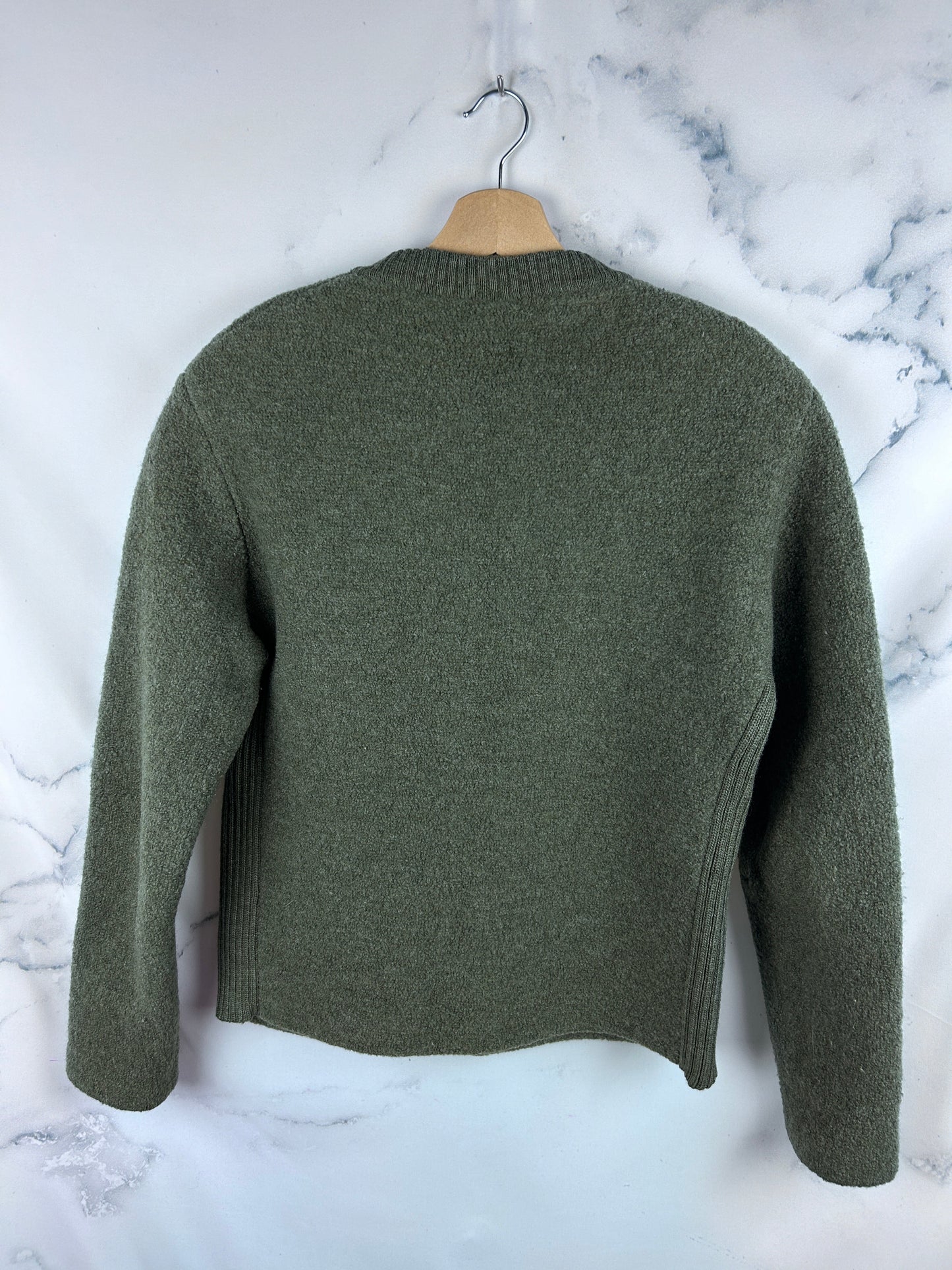 Austriaca vintage en verde olivo