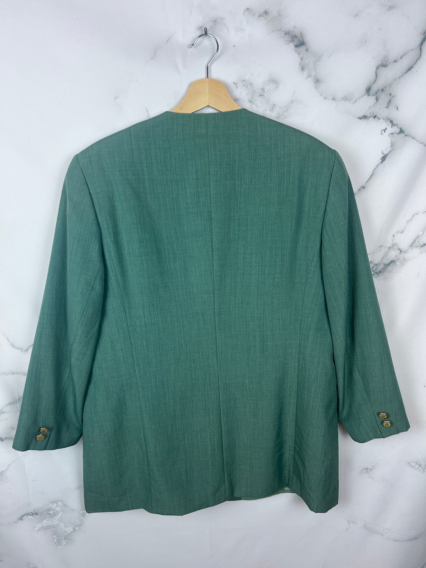 Blazer vintage verde oversize