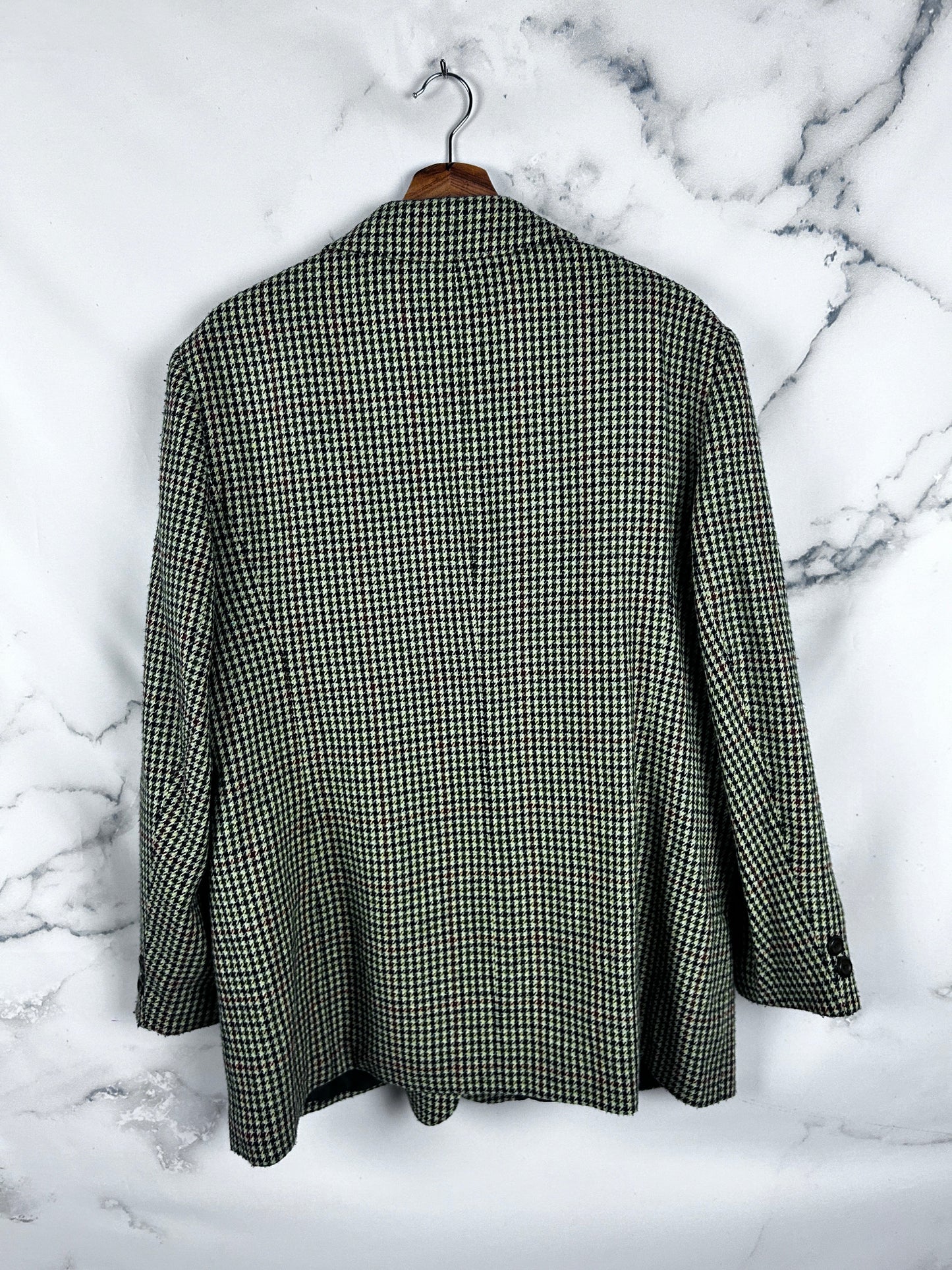 Blazer vintage de patas de gallo oversize