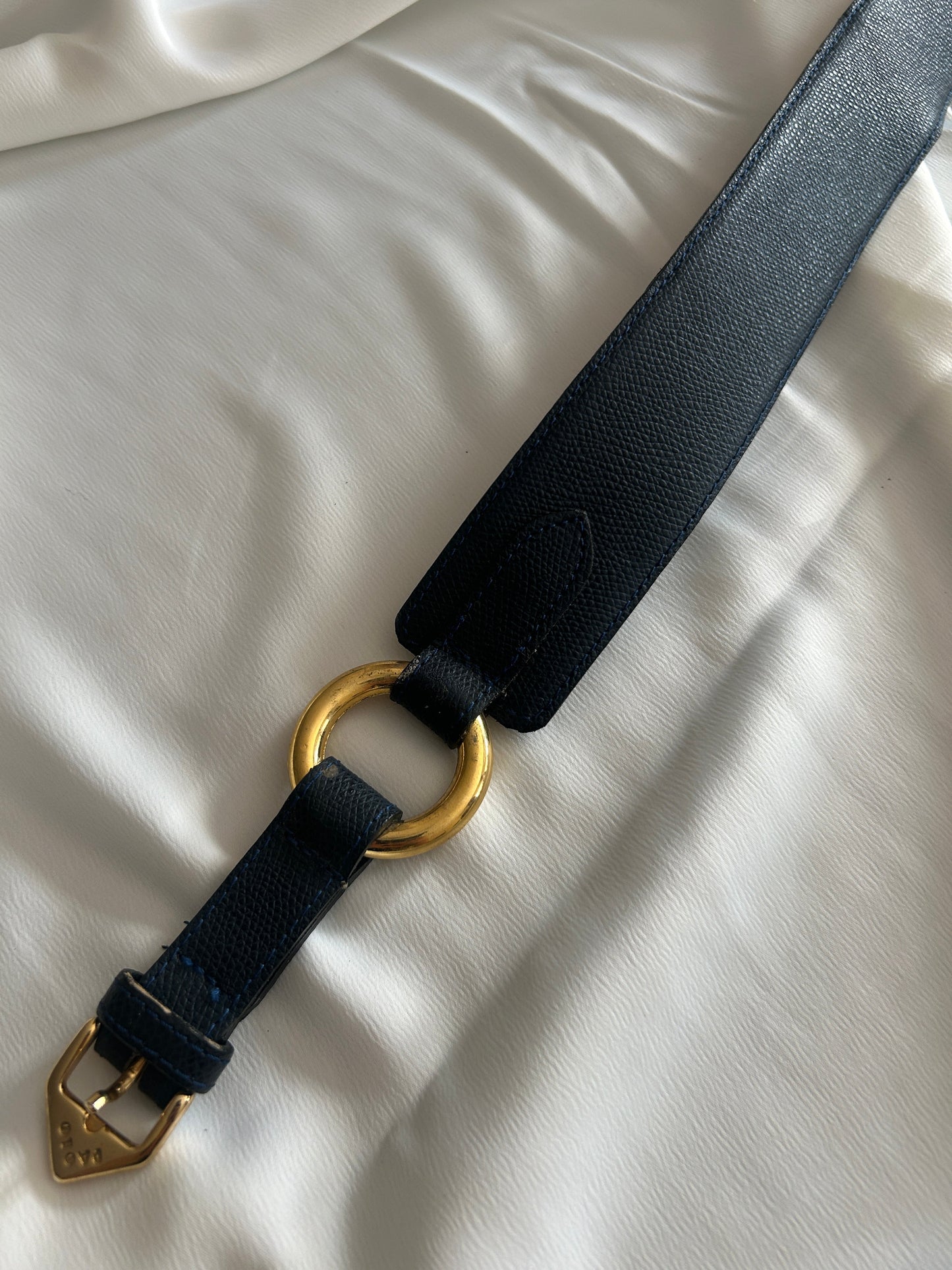 Cinturón de piel vintage