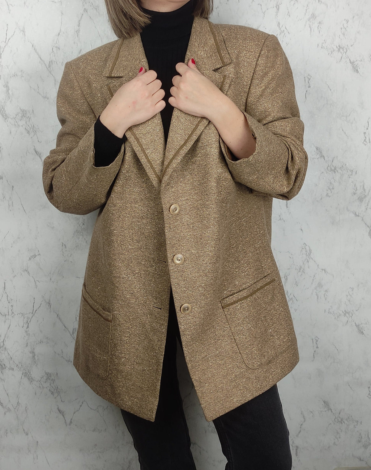 Blazer vintage camel