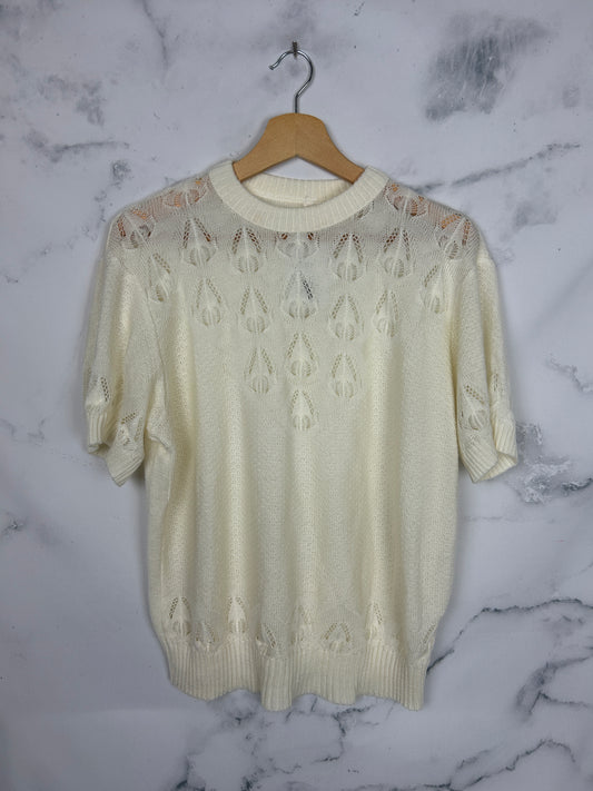 Camiseta vintage de punto