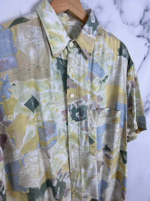 Camisa vintage estampada