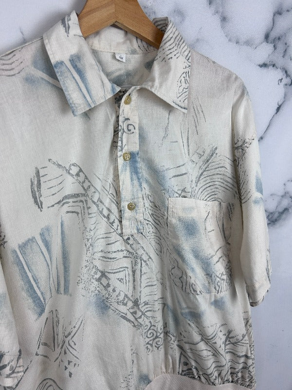 Camisa vintage estampada