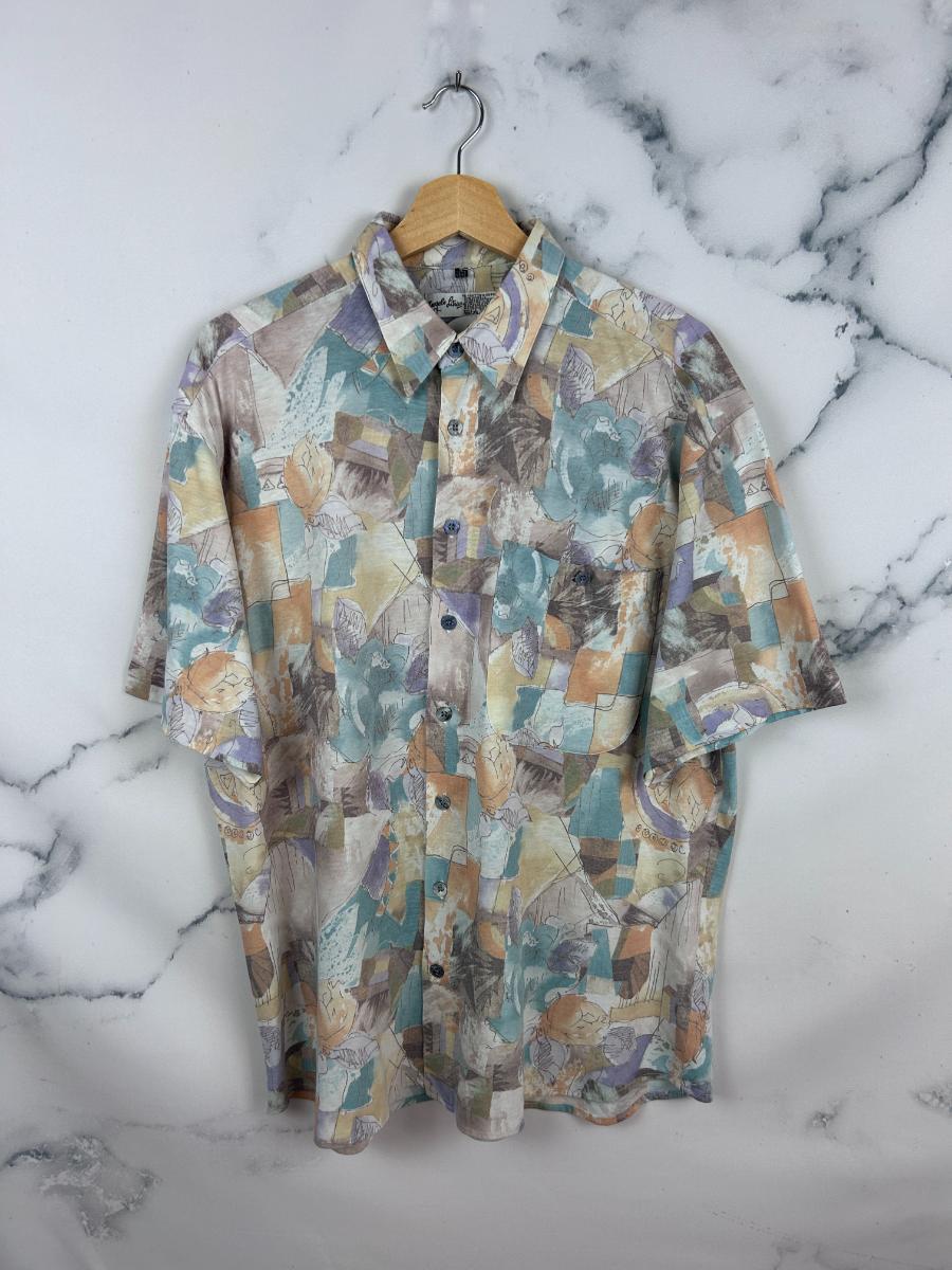 Camisa vintage estampada