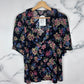 Blusa vintage estampada