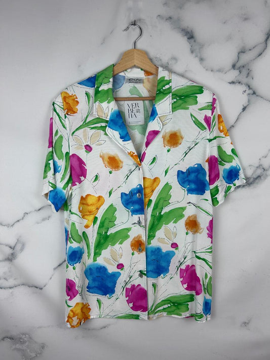 Blusa vintage estampada