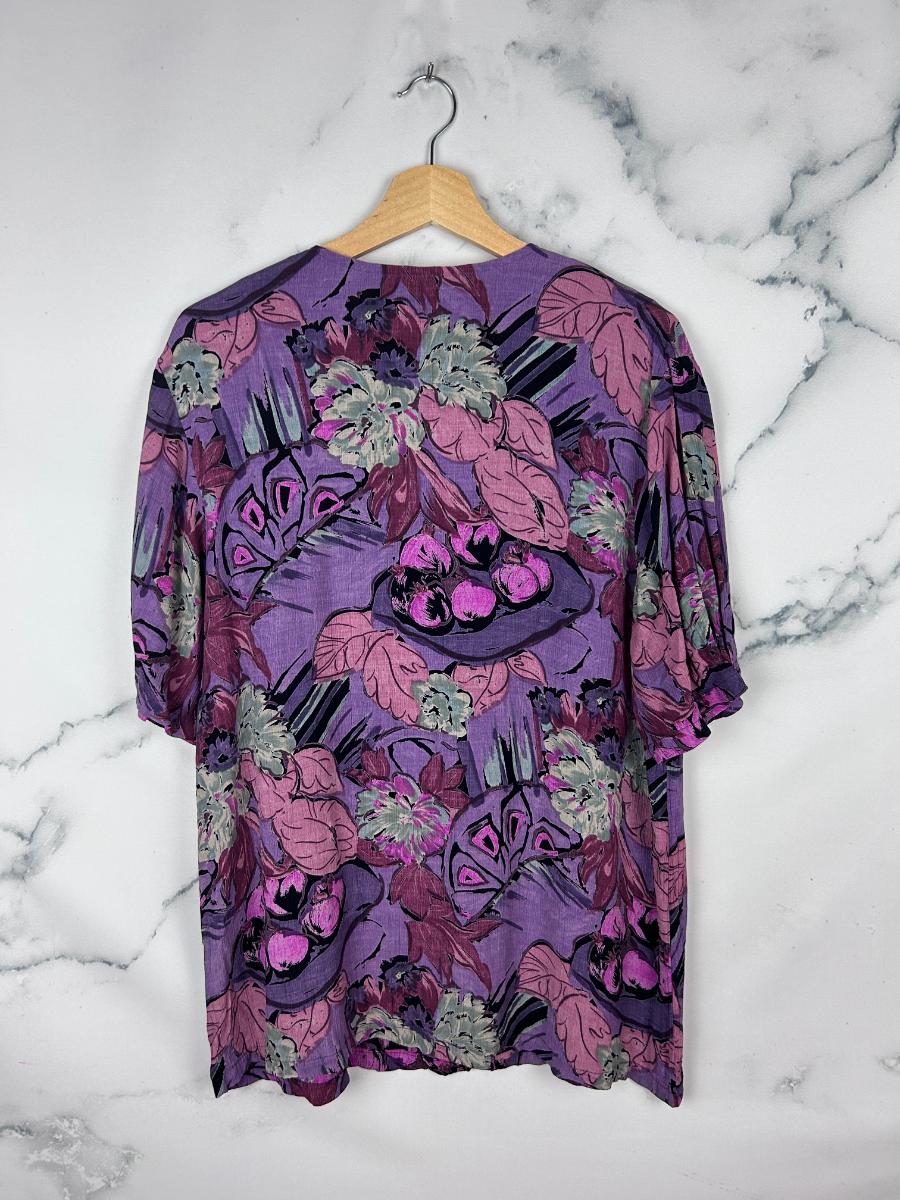 Blusa vintage estampada