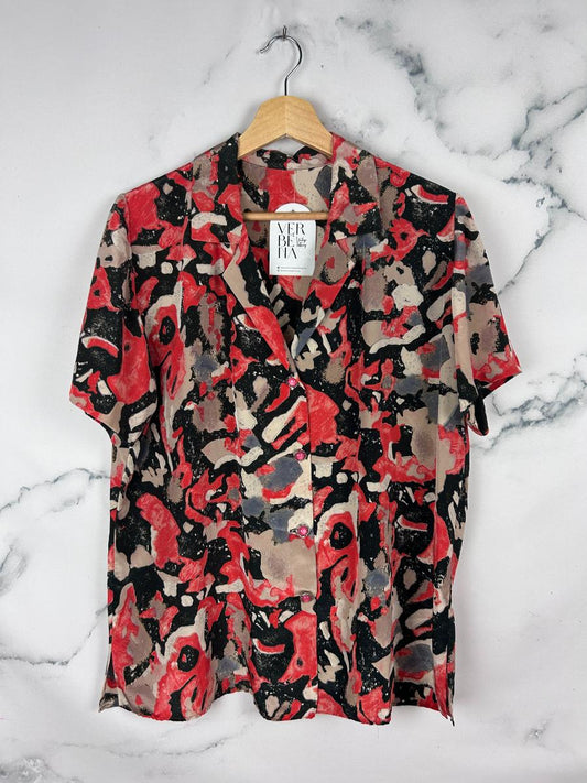 Blusa vintage estampada