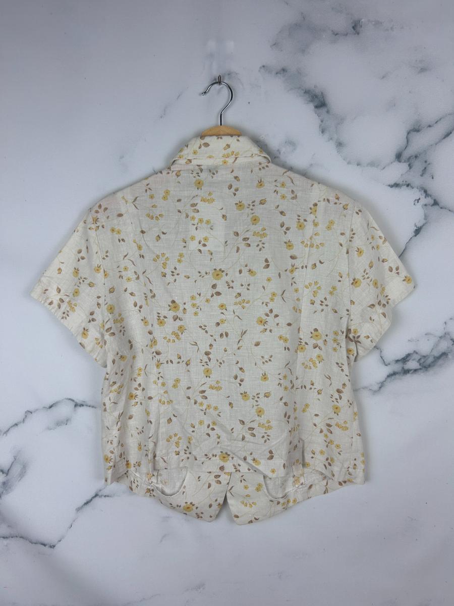 Blusa vintage crop