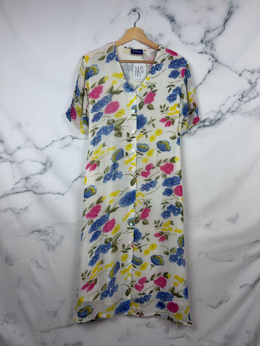 Vestido vintage estampado floral