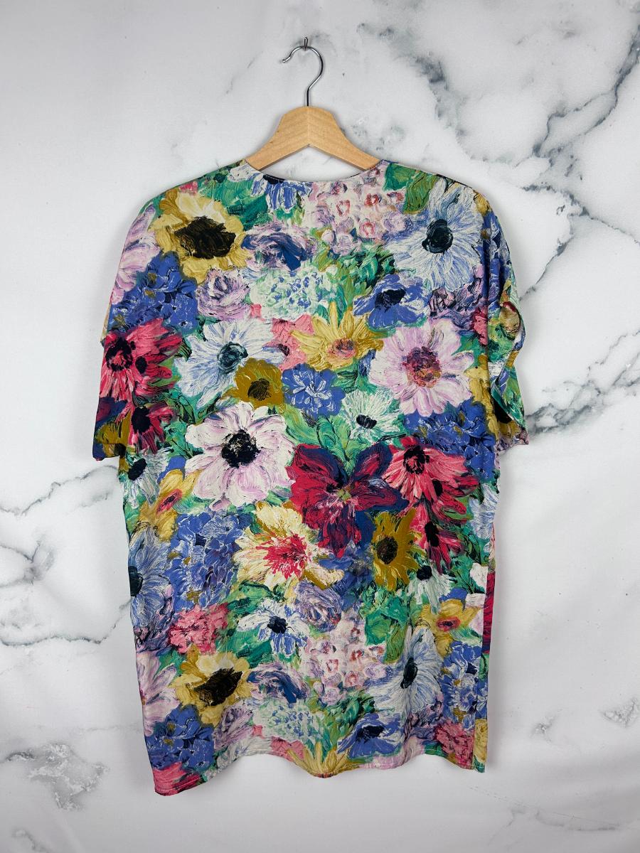 Blusa vintage estampada