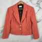 Blazer vintage en color coral con forro interior