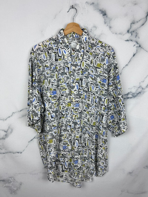 Camisa vintage estampada