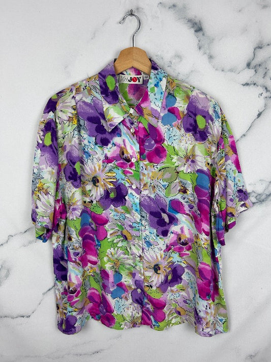 Blusa vintage estampada