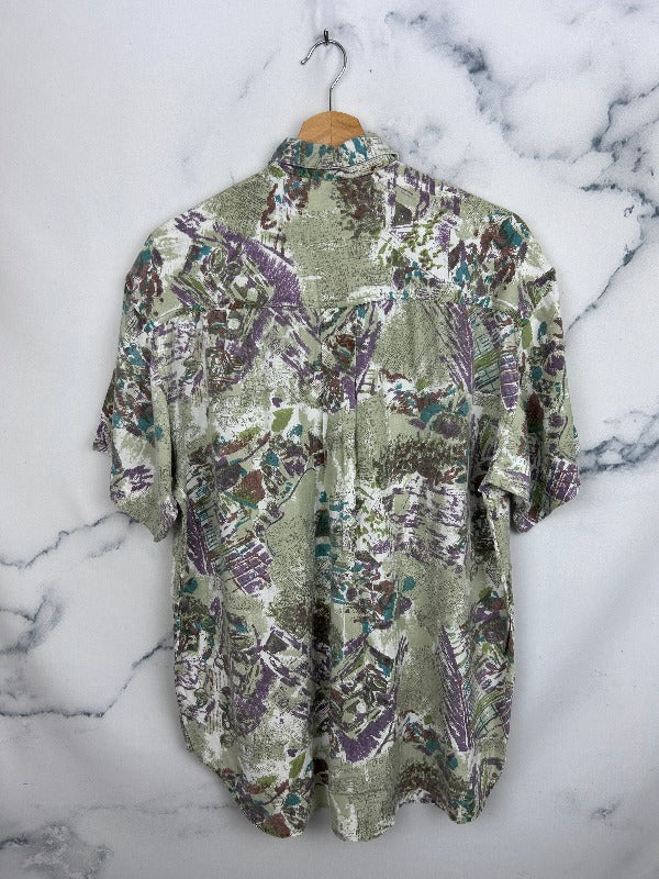 Camisa vintage estampada