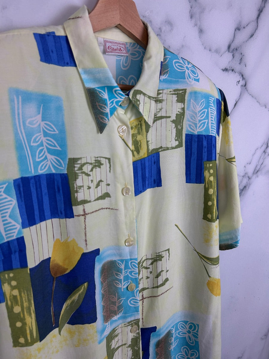 Camisa vintage estampada