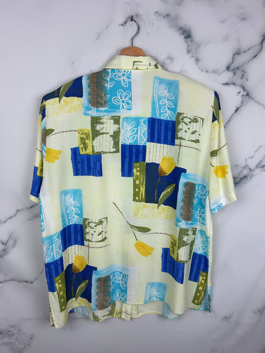 Camisa vintage estampada