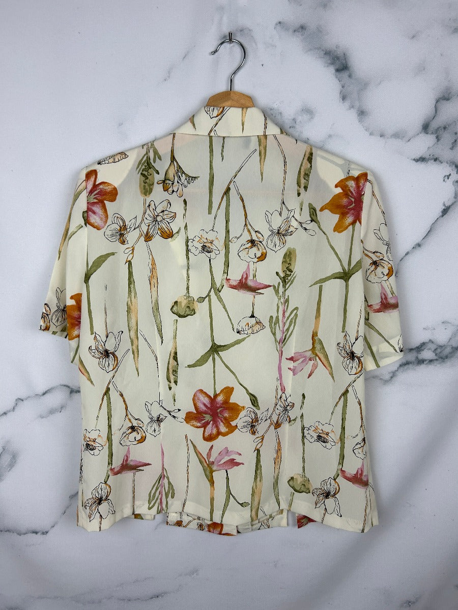 Blusa vintage estampada