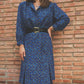 Vestido vintage midi