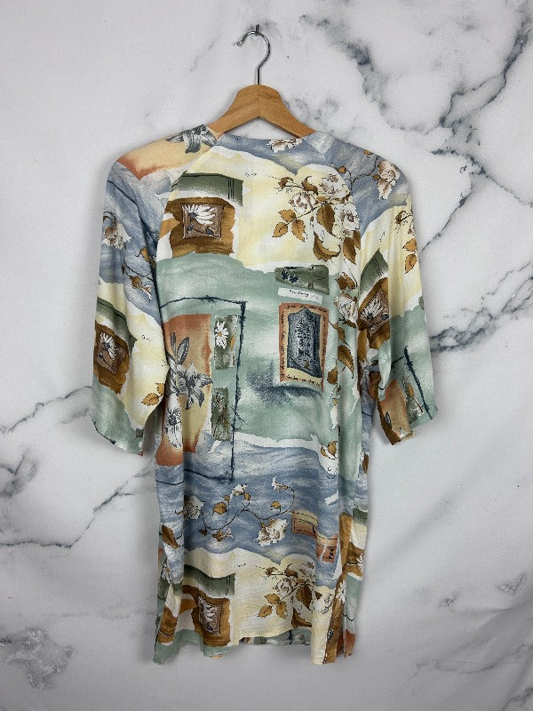 Blusa vintage estampada