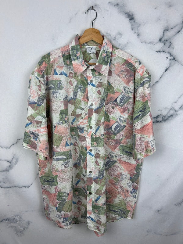 Camisa vintage estampada