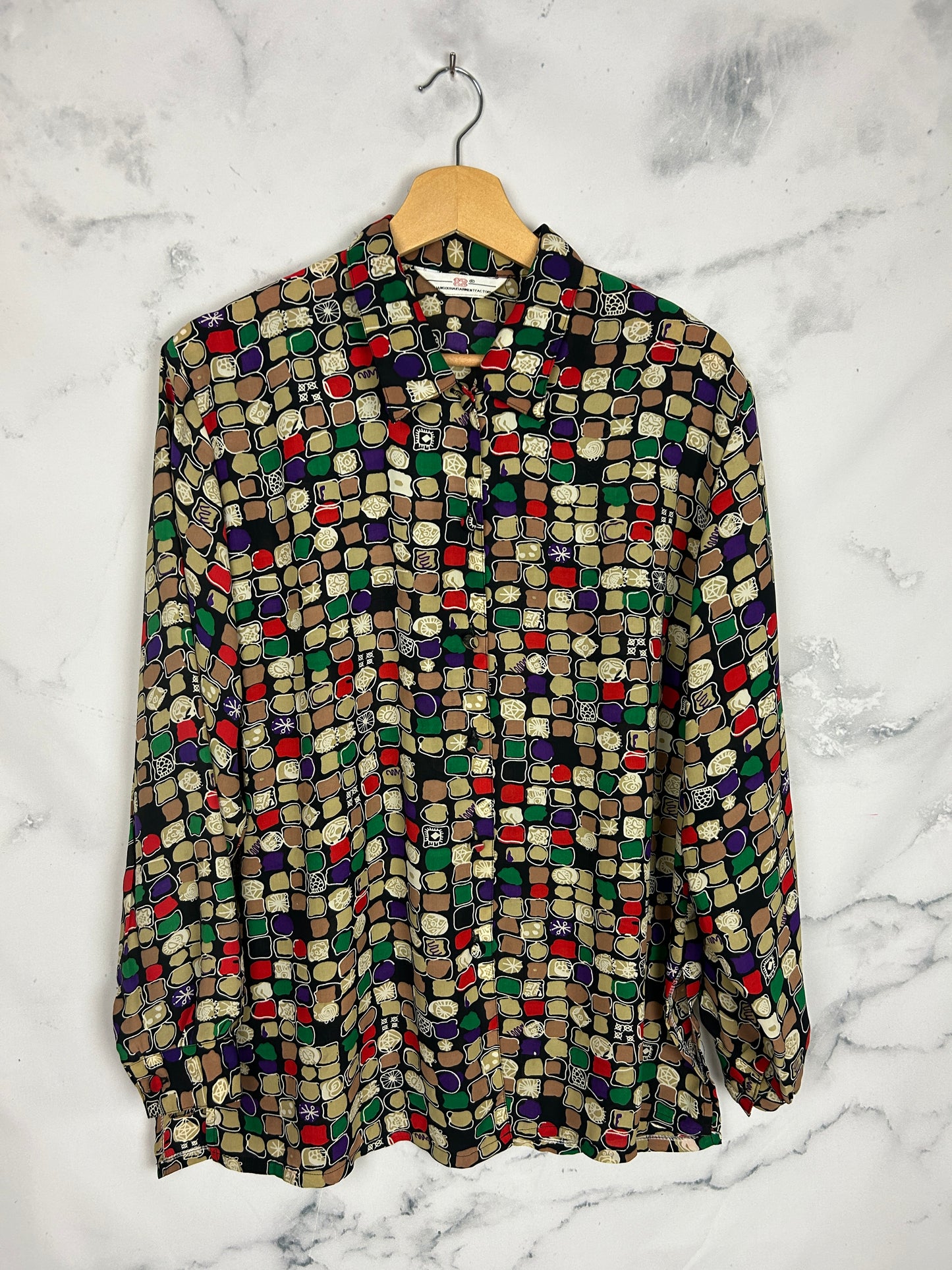 Blusa vintage estampada