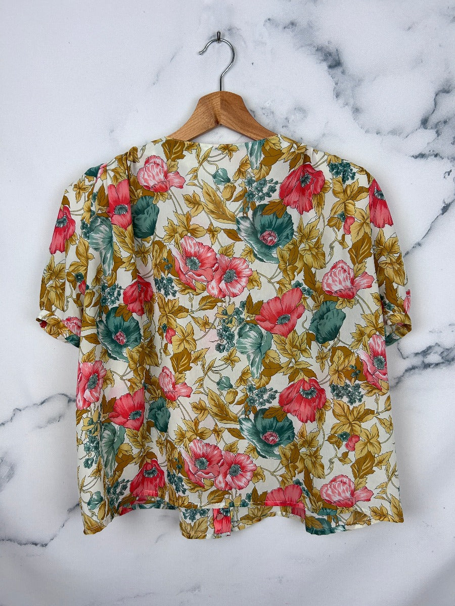 Blusa vintage estampada