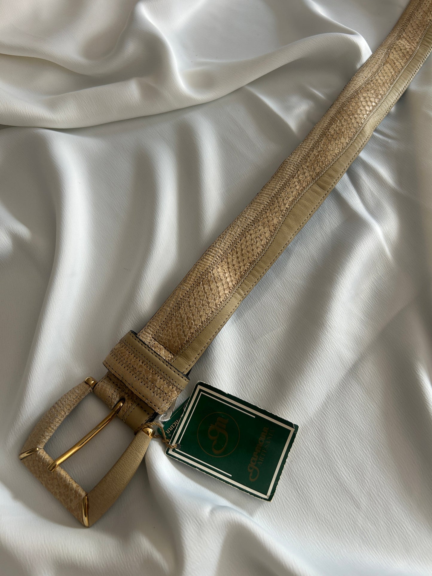 Cinturón de piel vintage