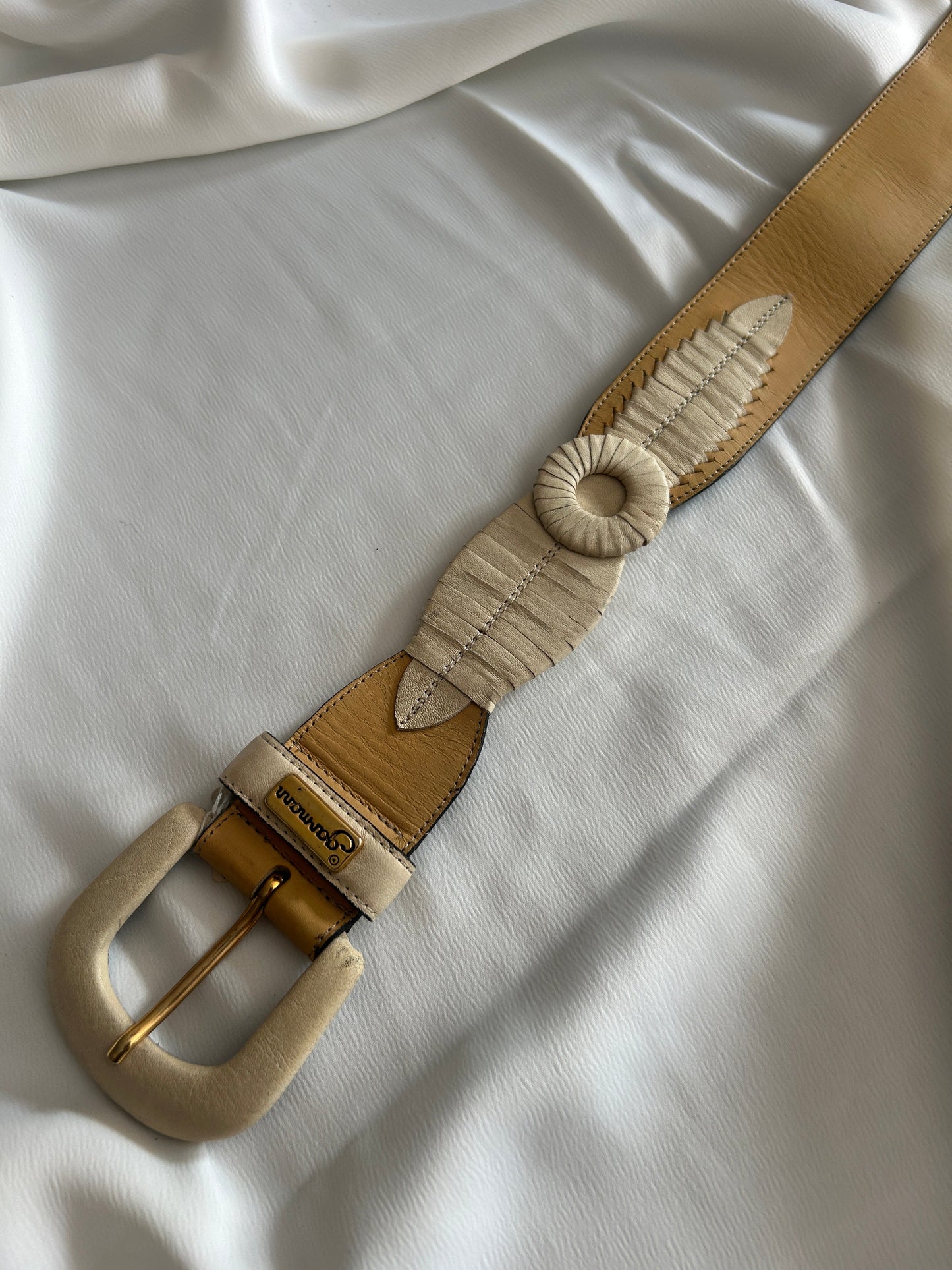 Cinturón de piel vintage