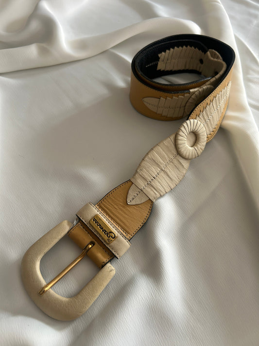 Cinturón de piel vintage