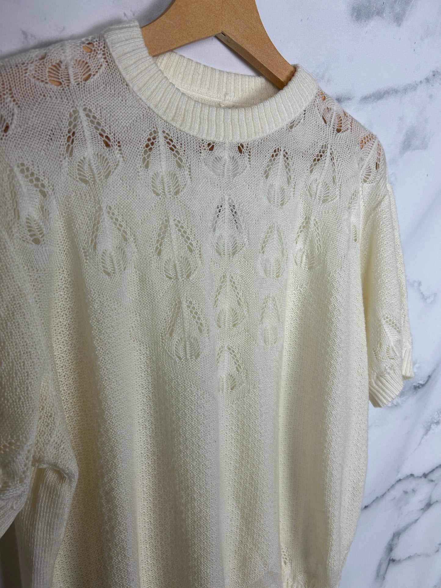 Camiseta vintage de punto