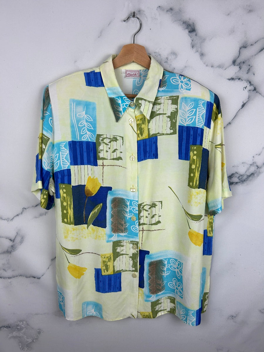 Camisa vintage estampada