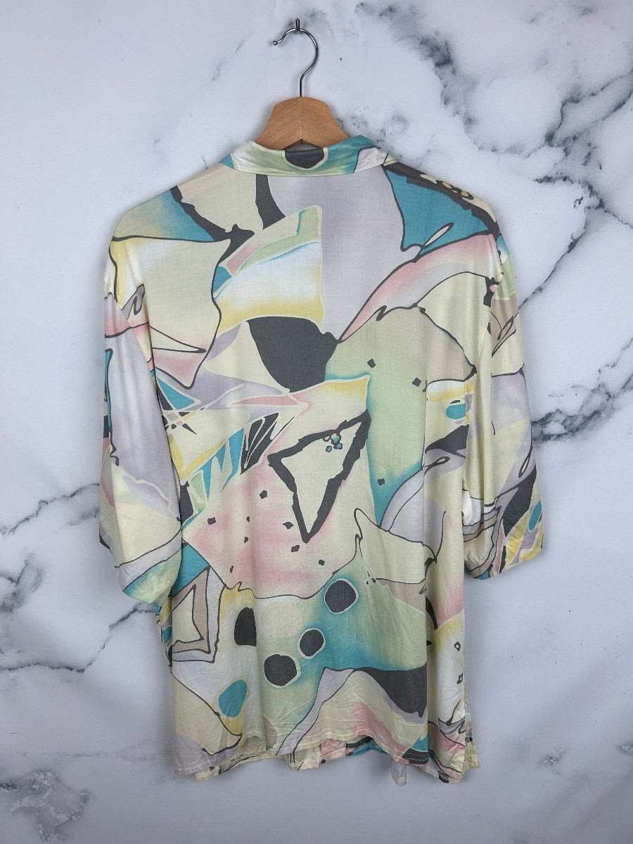 Camisa vintage estampada