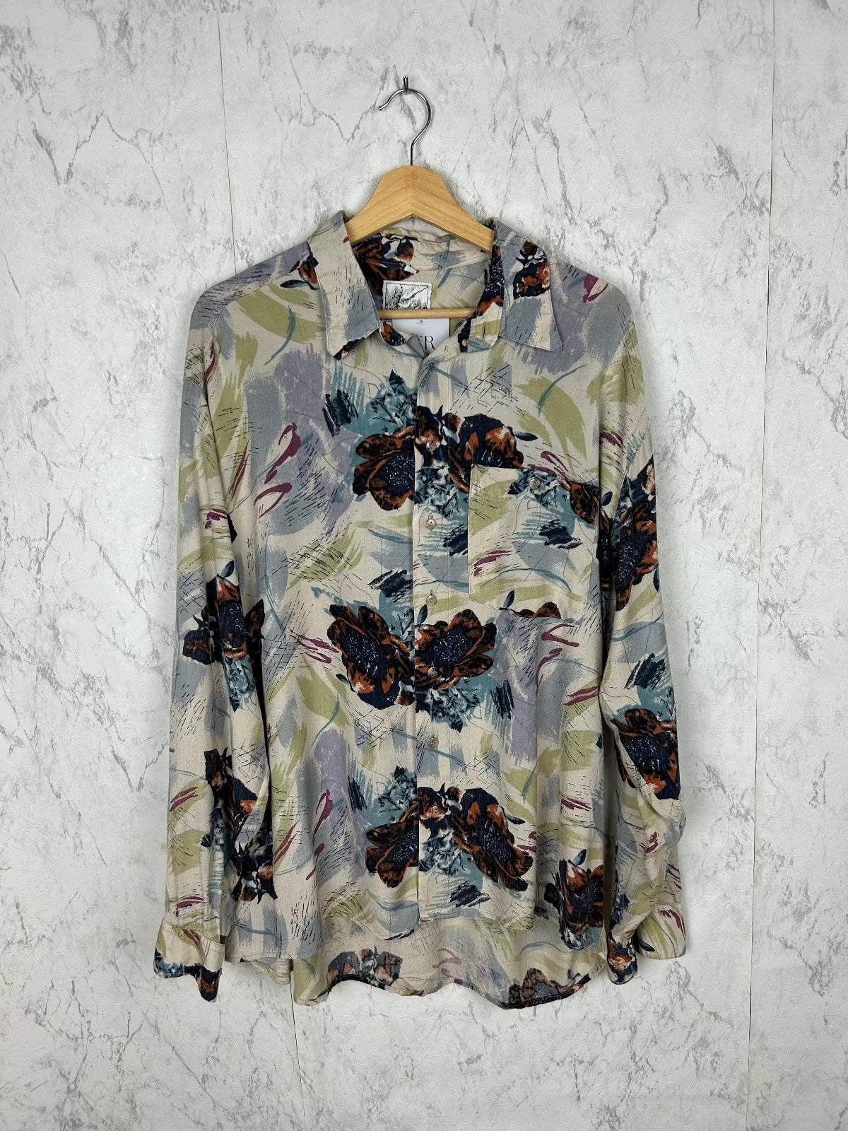 Camisa vintage estampada