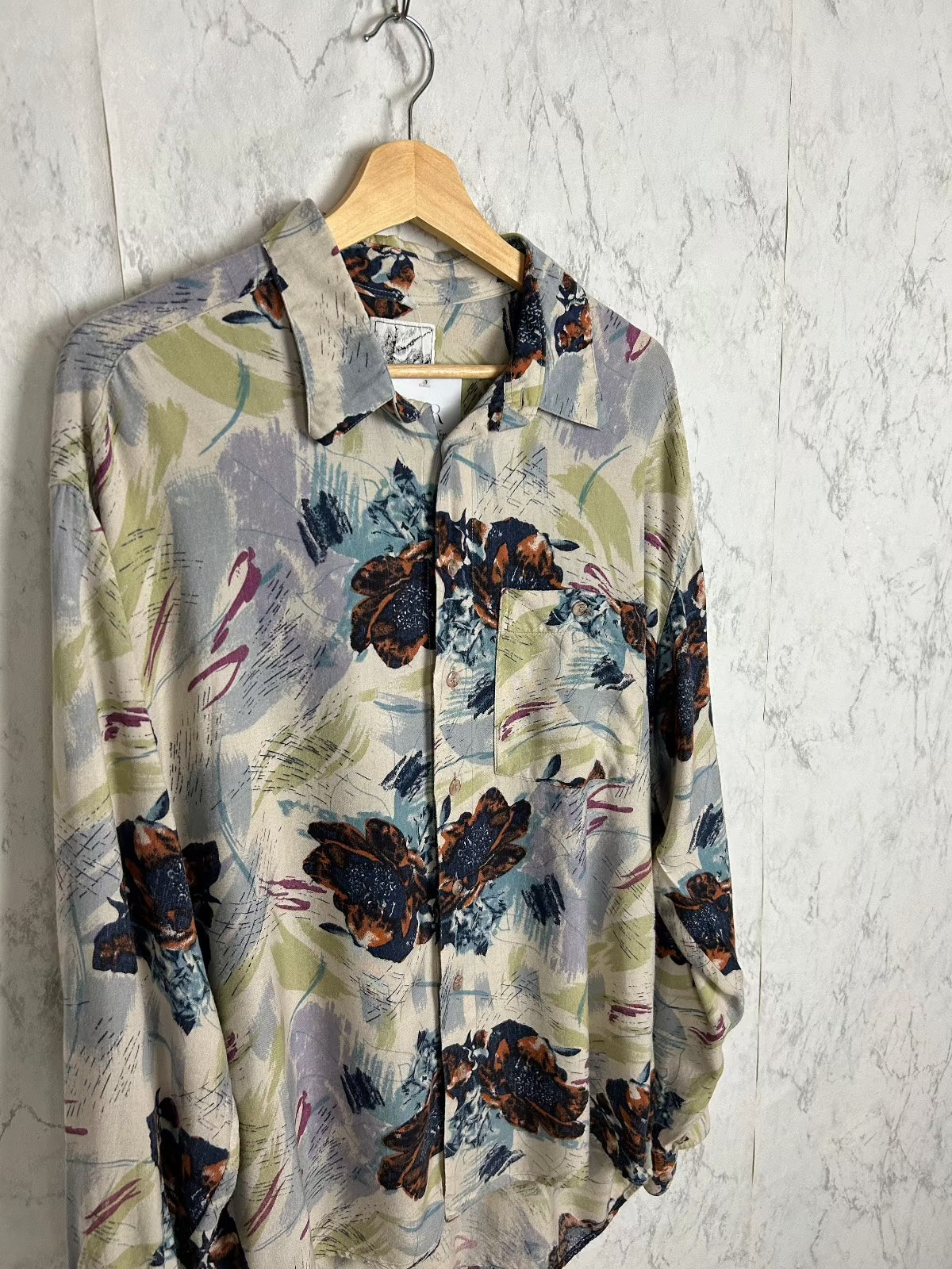 Camisa vintage estampada