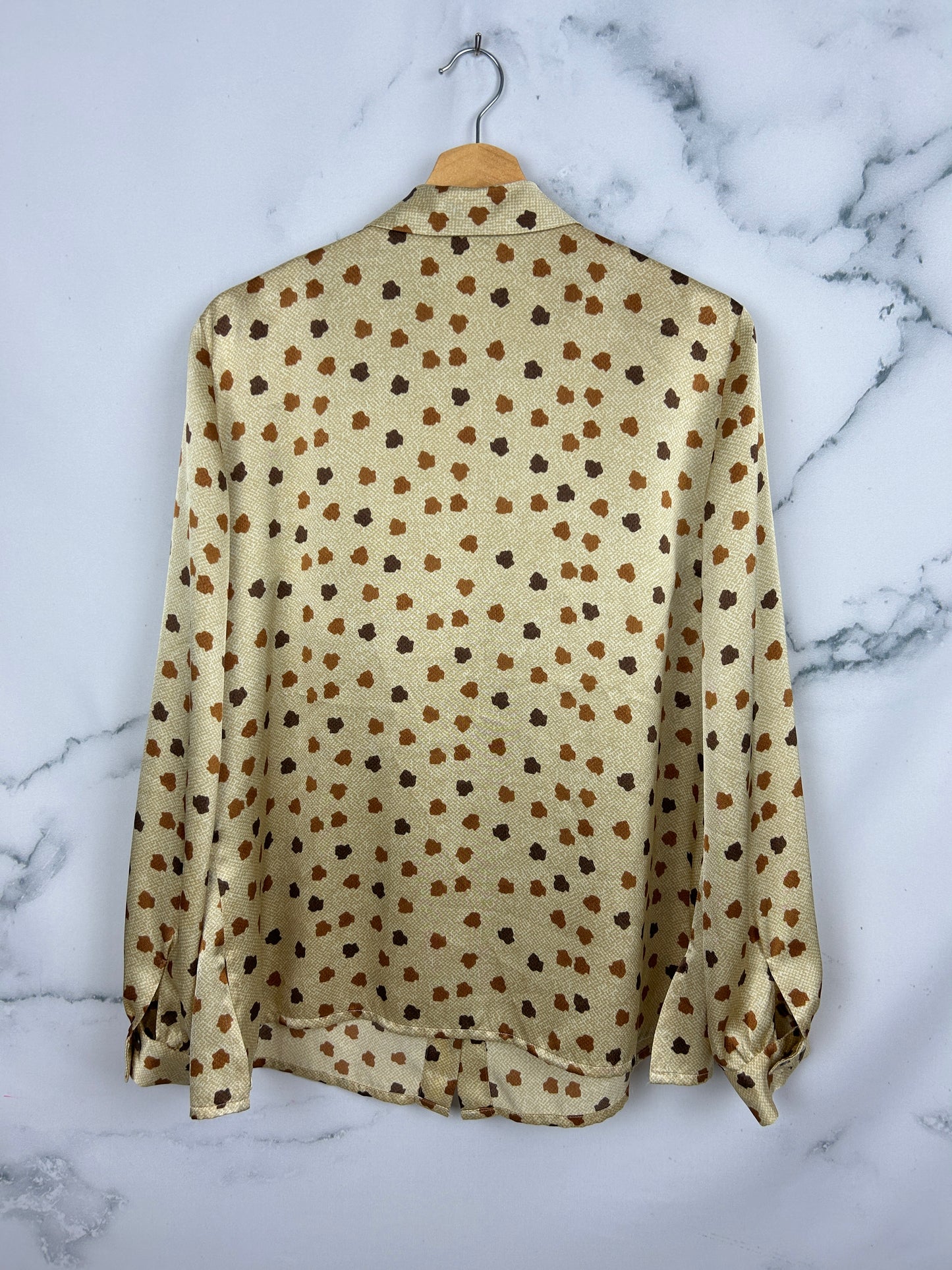 Blusa vintage en color camel