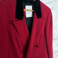 Blazer vintage roja