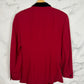 Blazer vintage roja