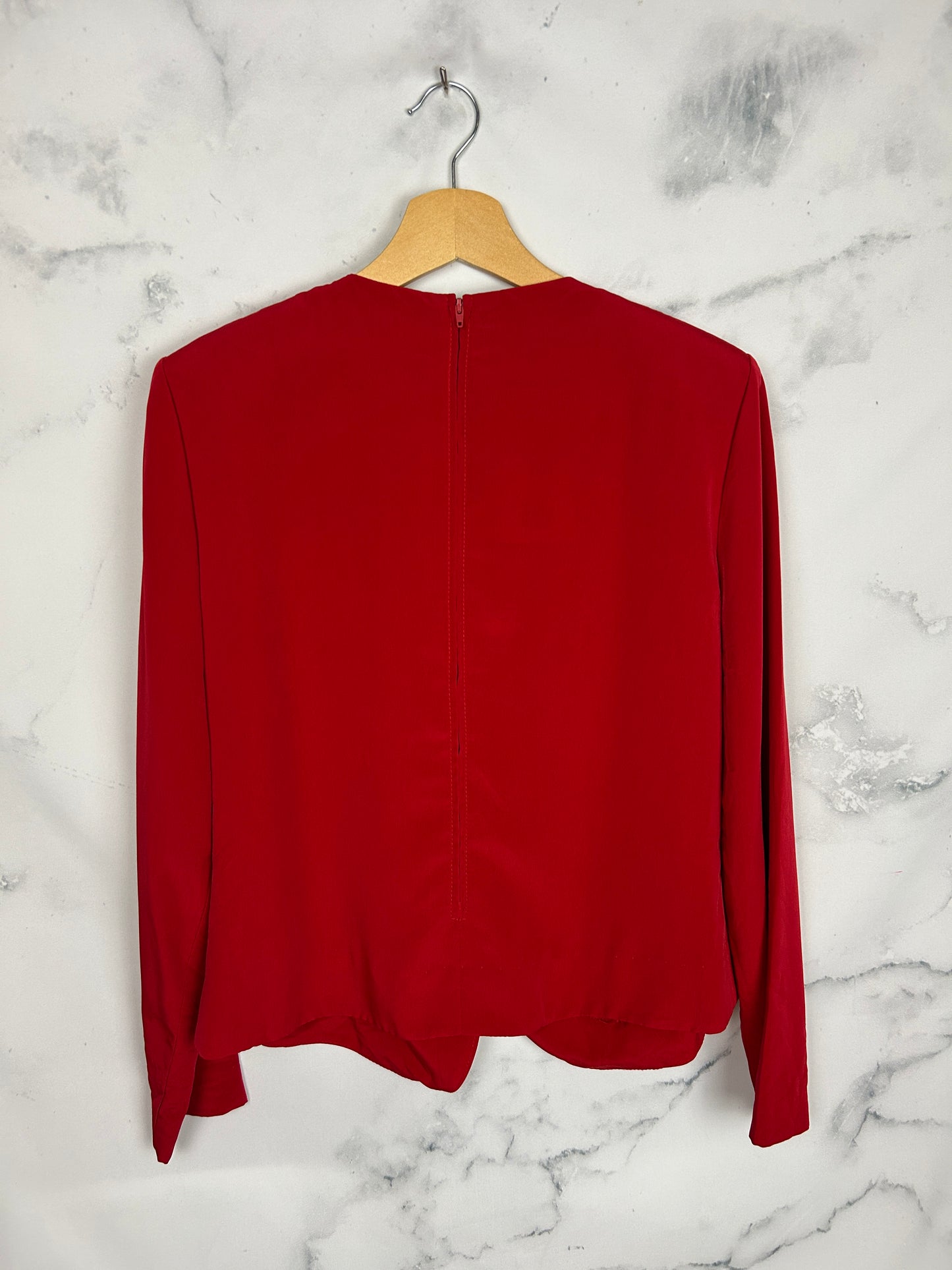 Blusa vintage roja de Henry Lee