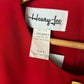 Blusa vintage roja de Henry Lee