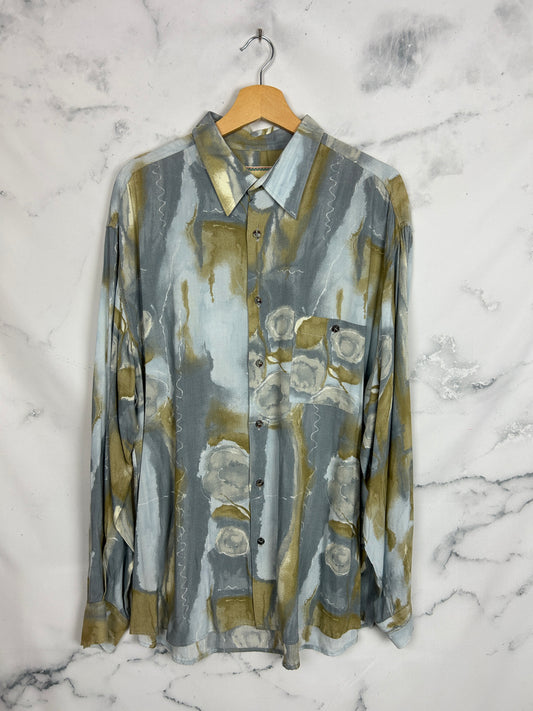 Camisa vintage estampada unisex