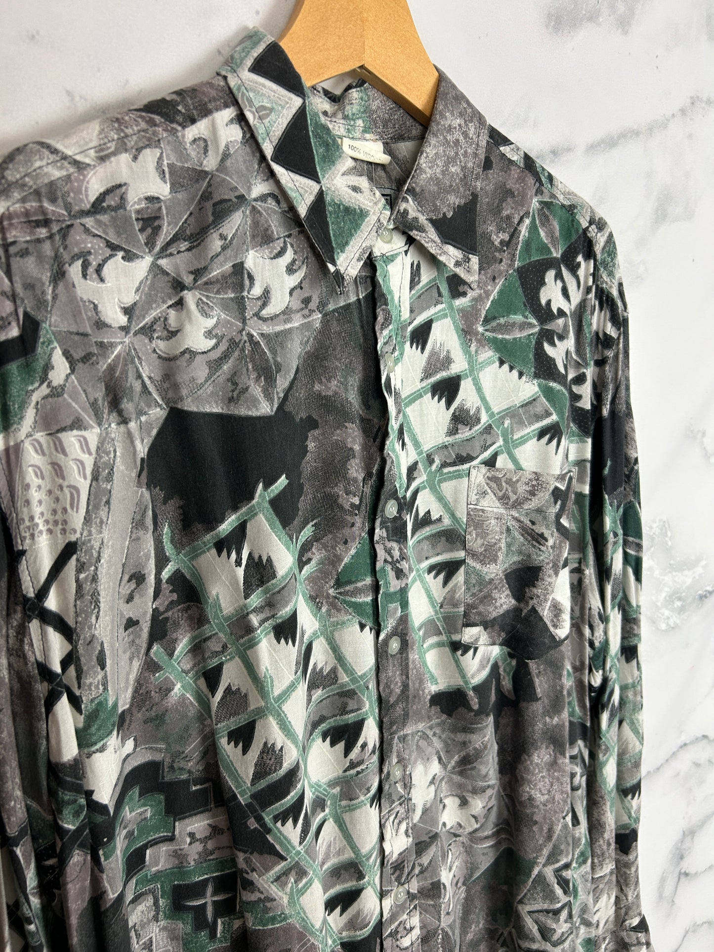 Camisa vintage estampada