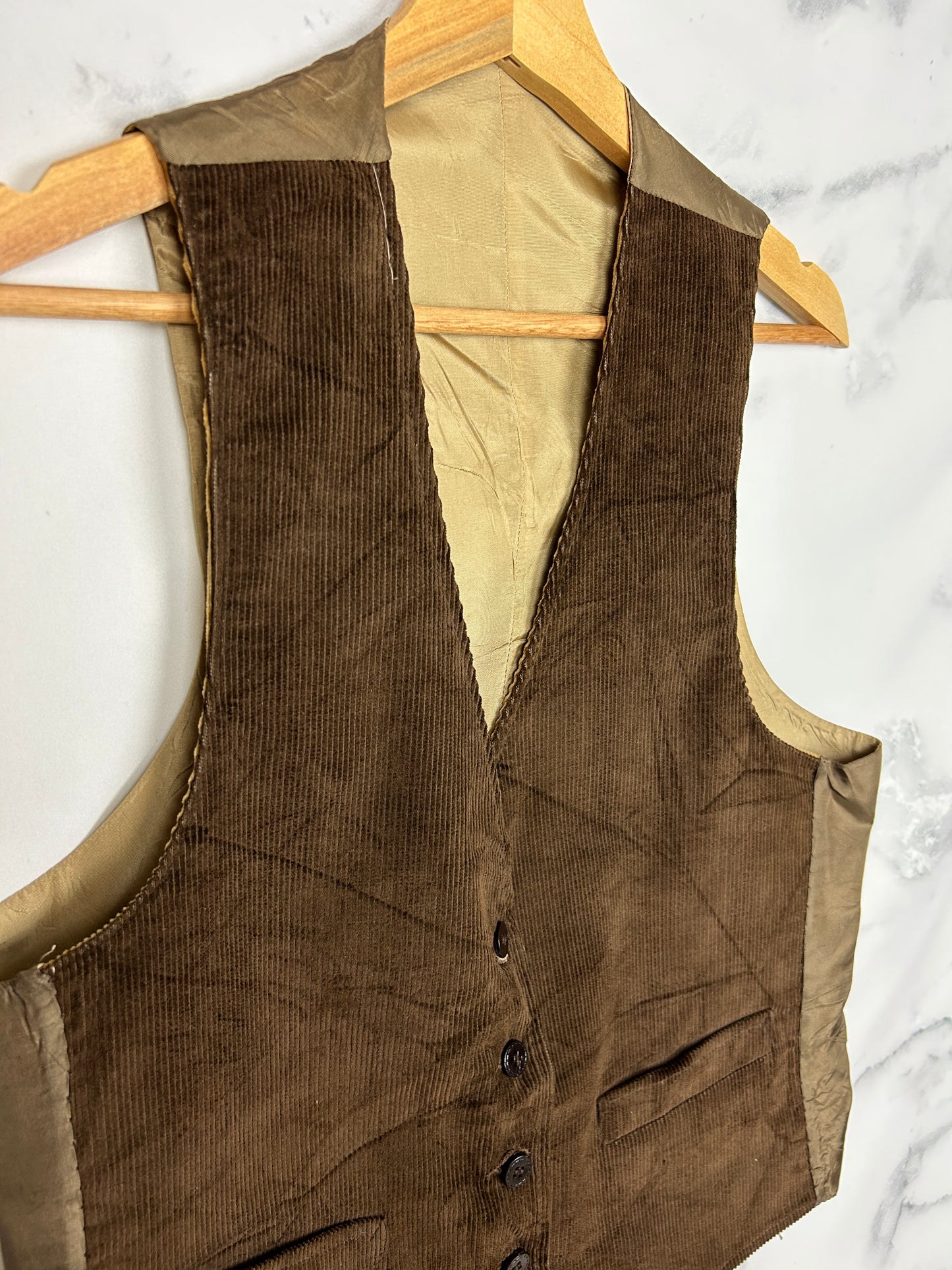 Chaleco vintage de pana