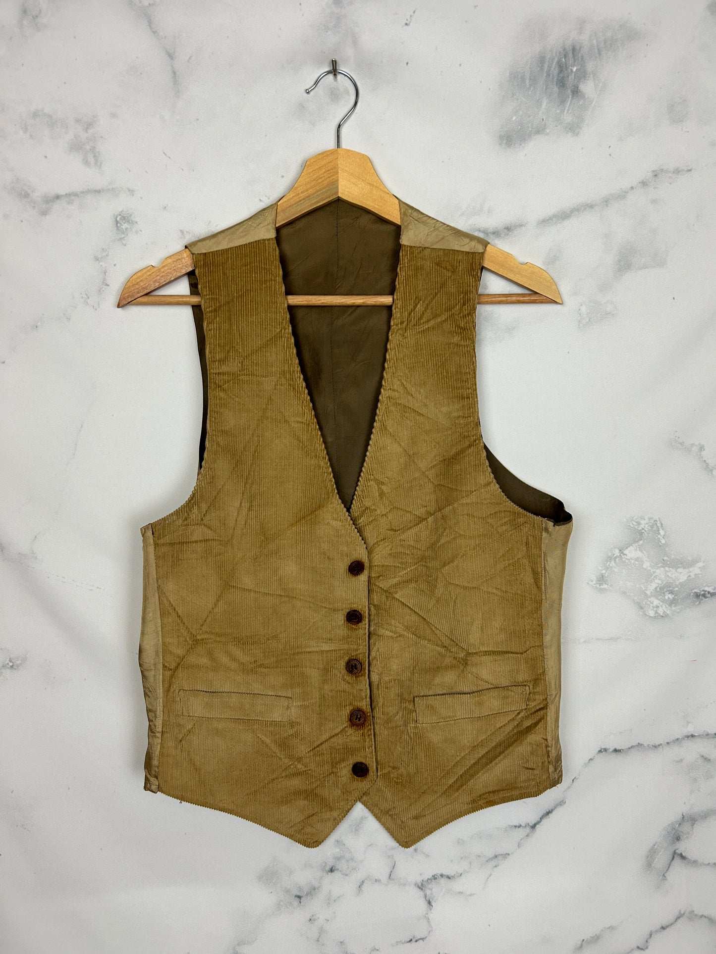 Chaleco vintage de pana